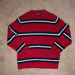 CHAPS RALPH LAUREN Men’s Red&blue striped sweater